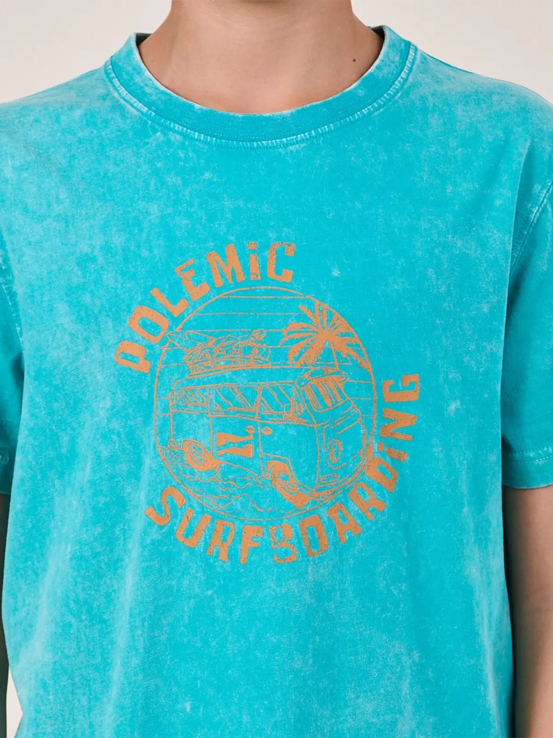 POLERA NIÑO POLEMIC ALGODÓN MANGA CORTA - 2