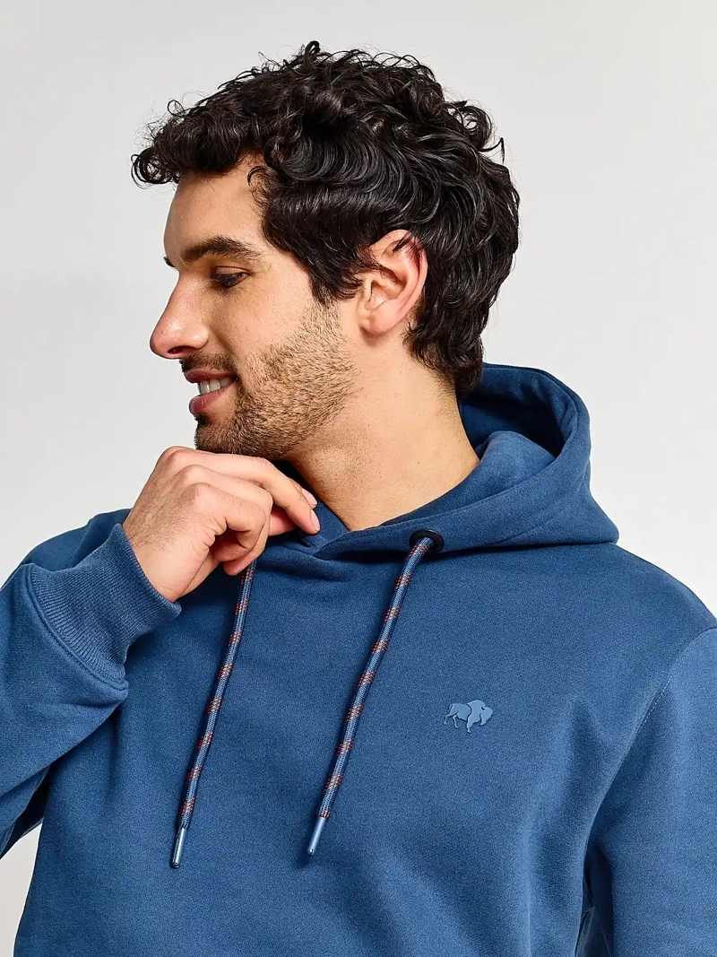 POLERÓN HOMBRE ROBERT LEWIS ALGODÓN HOODIE BÁSICO - 3