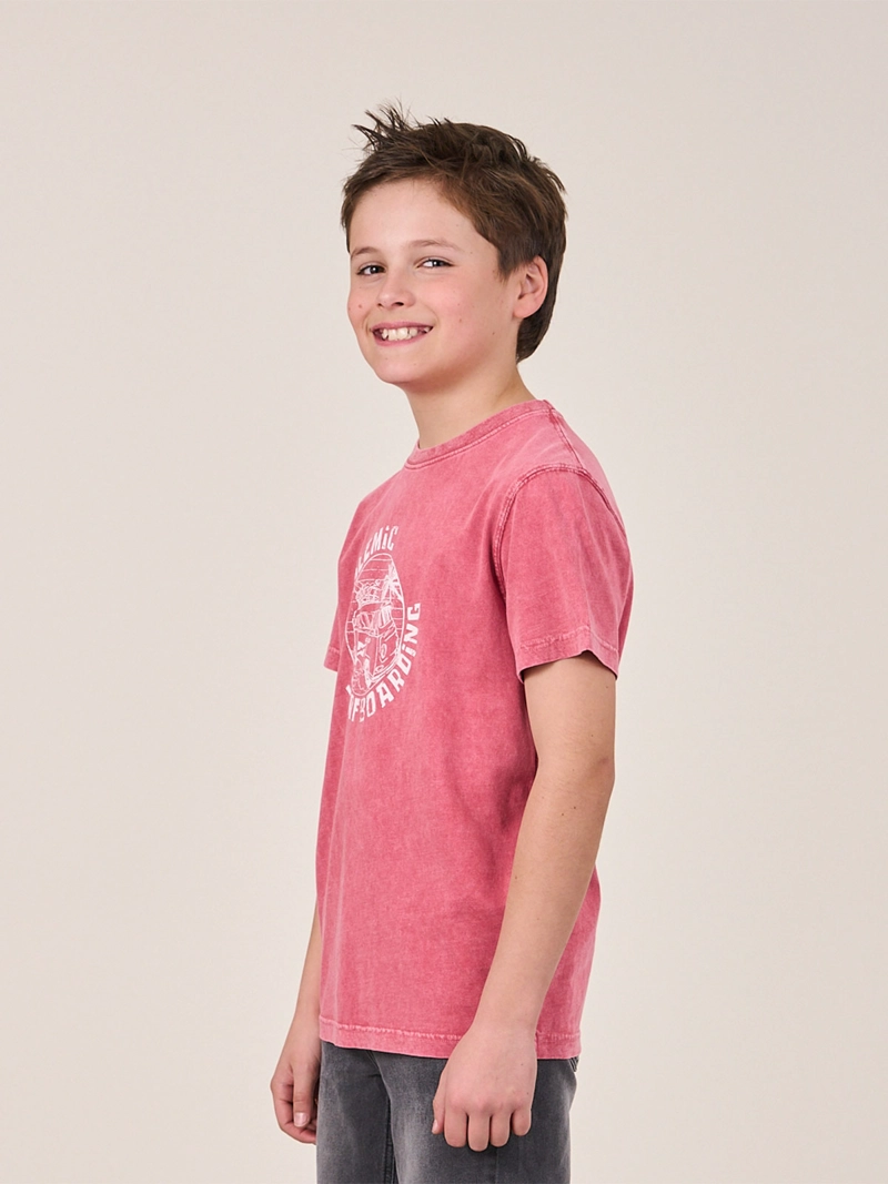 POLERA NIÑO POLEMIC ALGODÓN MANGA CORTA - 4
