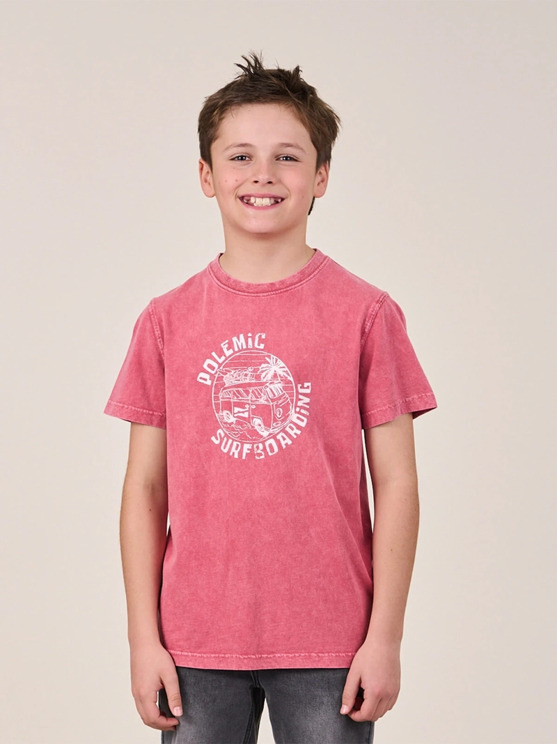 POLERA NIÑO POLEMIC ALGODÓN MANGA CORTA - 3