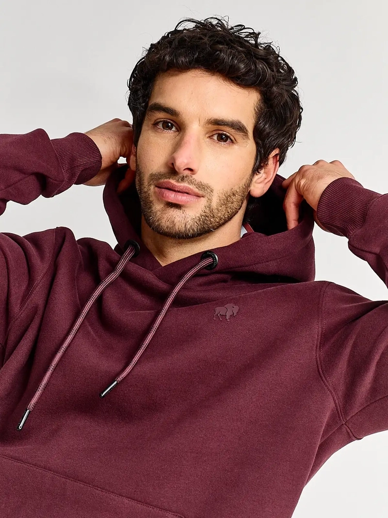 POLERÓN HOMBRE ROBERT LEWIS ALGODÓN HOODIE BÁSICO - 3