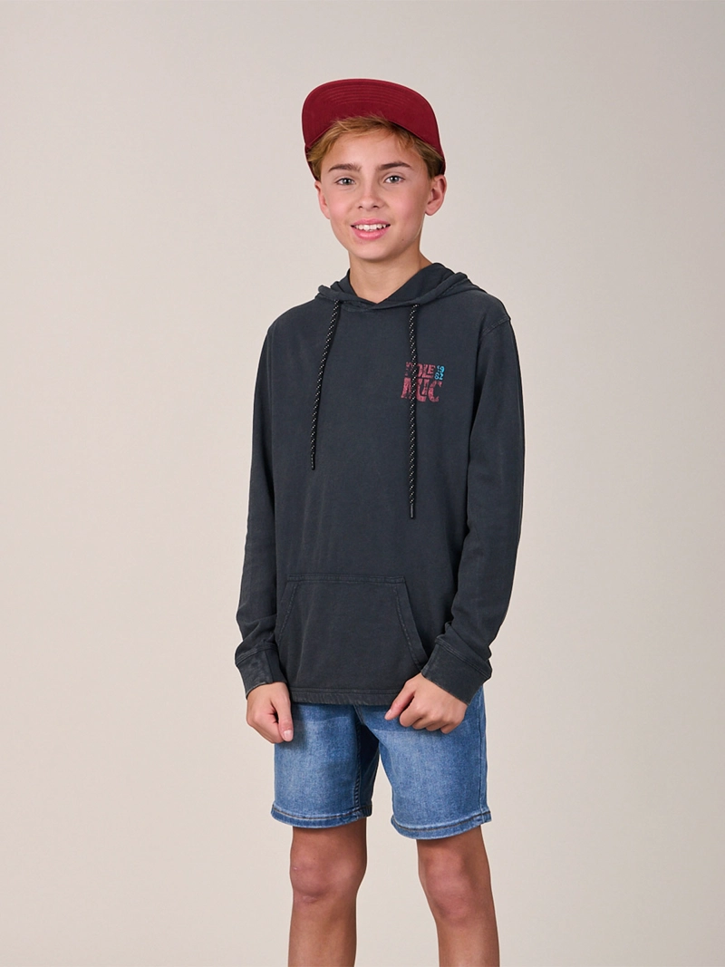 POLERA NIÑO POLEMIC ALGODÓN MANGA LARGA - 1