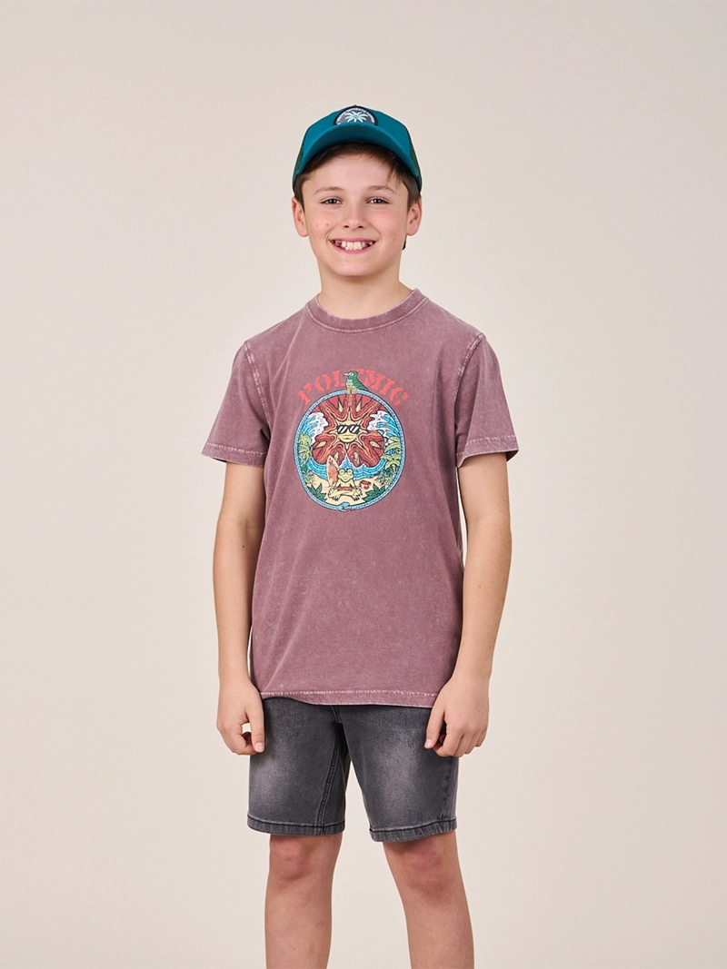 POLERA NIÑO POLEMIC ALGODÓN  - 1