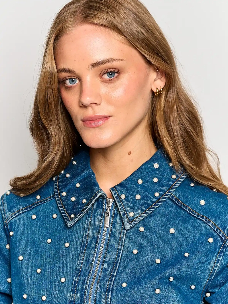 CHAQUETA MUJER BARBADOS ALGODÓN DENIM - 3