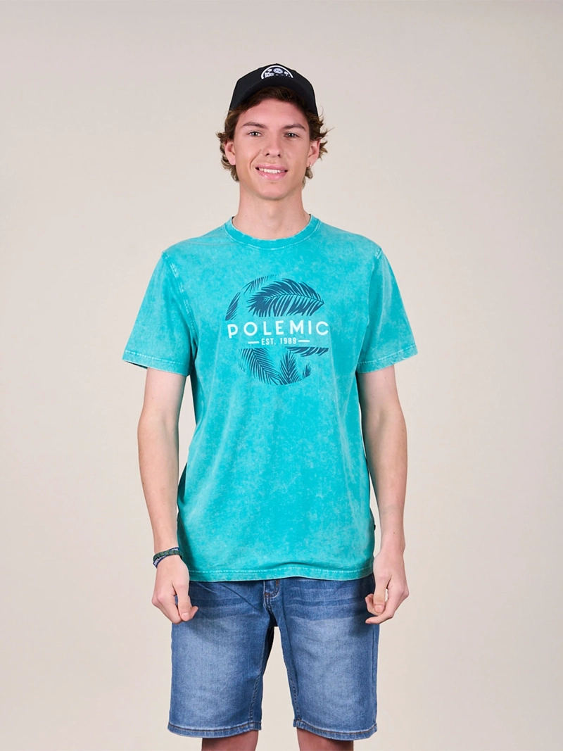 POLERA NIÑO POLEMIC ALGODÓN MANGA CORTA