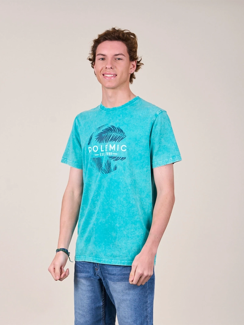 POLERA NIÑO POLEMIC ALGODÓN MANGA CORTA - 4