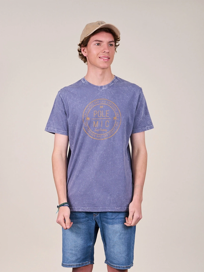 POLERA NIÑO POLEMIC ALGODÓN MANGA CORTA - 1