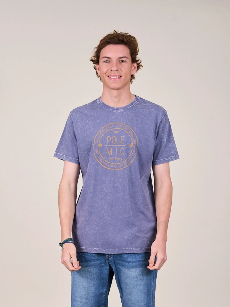 POLERA NIÑO POLEMIC ALGODÓN MANGA CORTA - 3