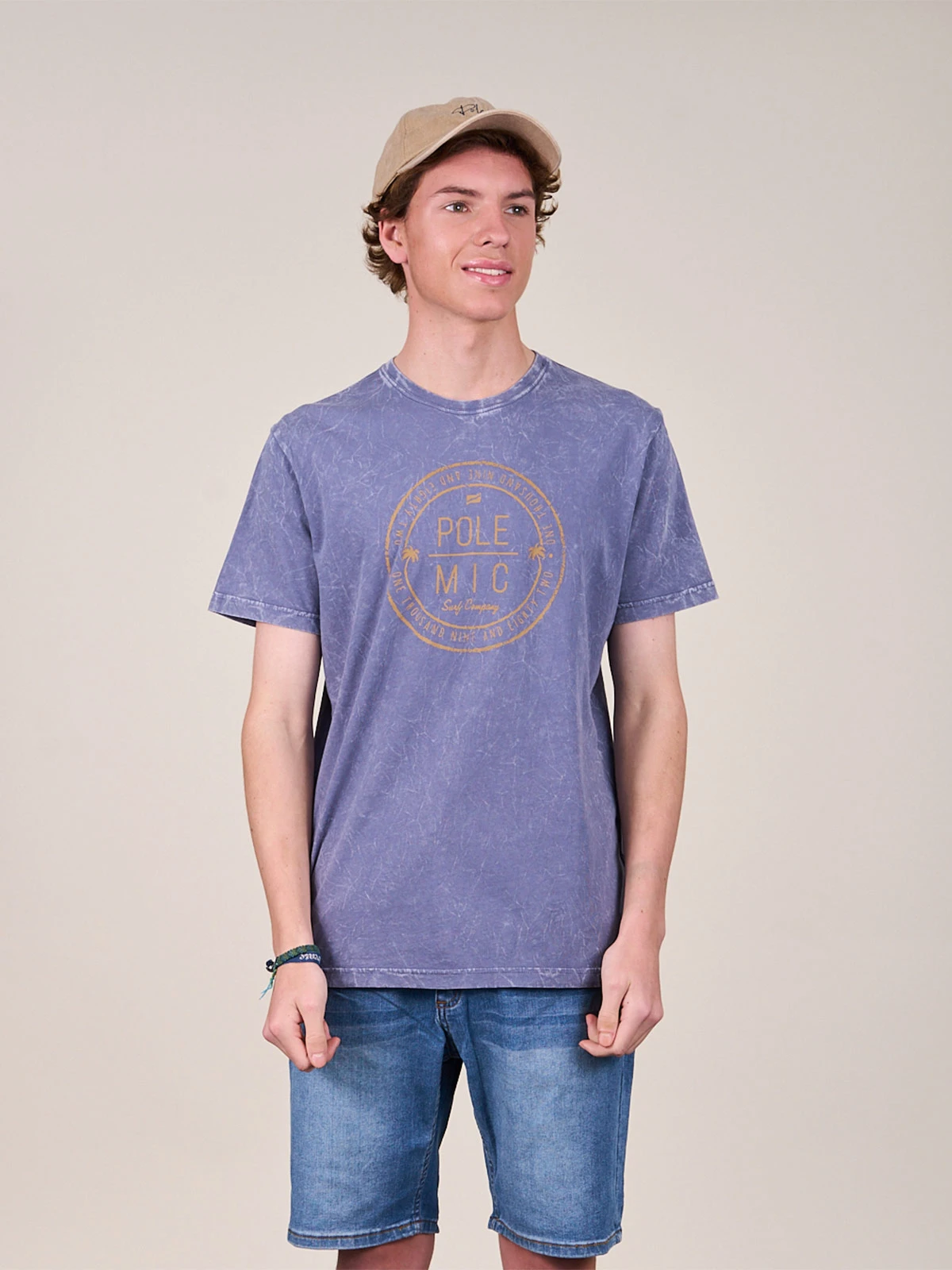 POLERA NIÑO POLEMIC ALGODÓN MANGA CORTA