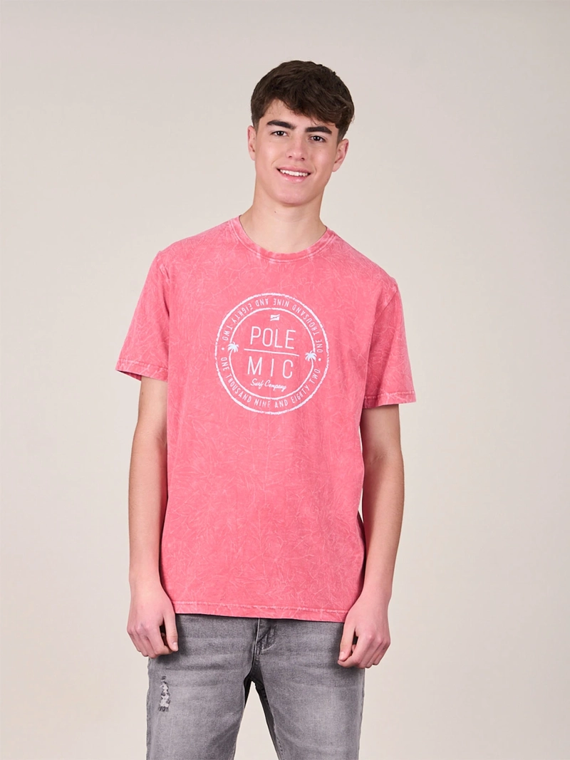 POLERA NIÑO POLEMIC ALGODÓN MANGA CORTA - 1