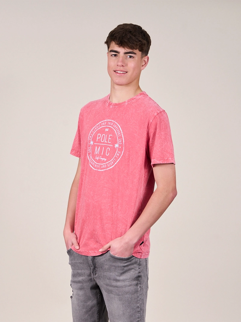 POLERA NIÑO POLEMIC ALGODÓN MANGA CORTA - 2