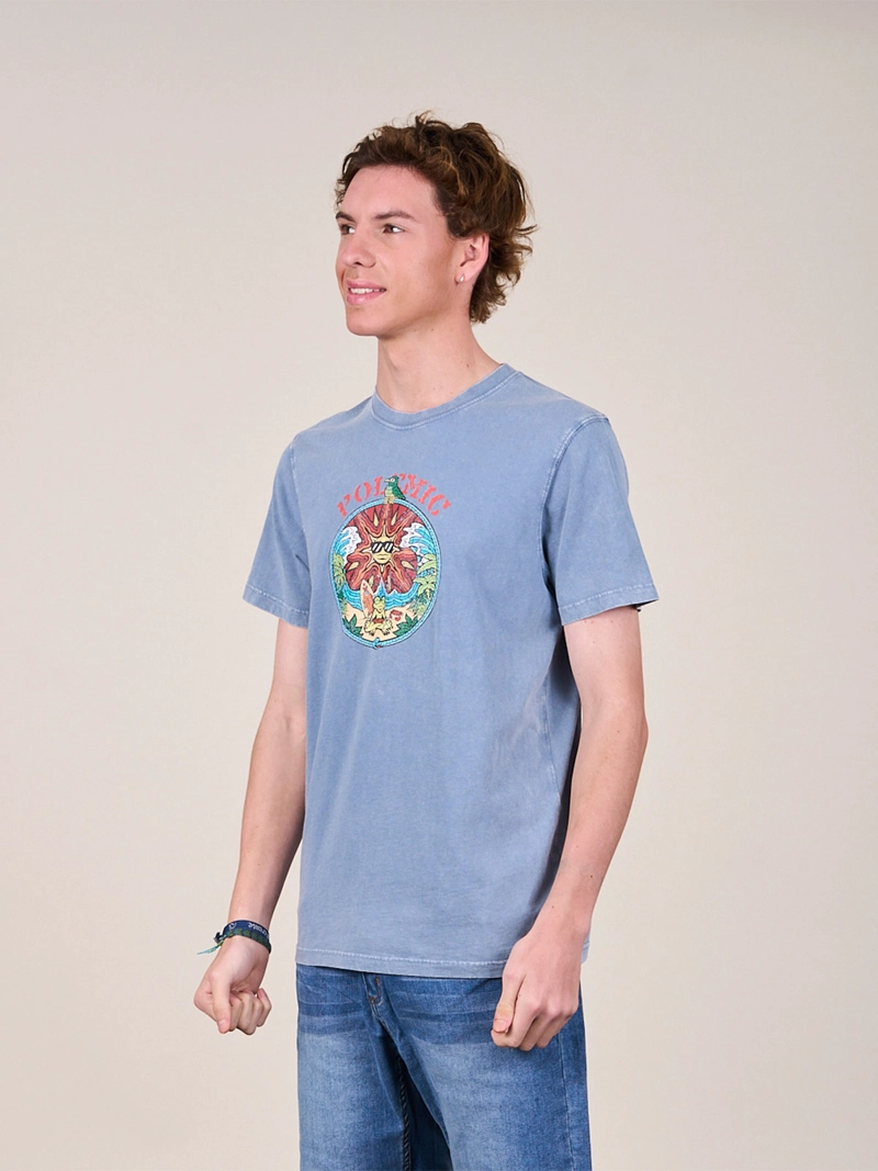 POLERA NIÑO POLEMIC ALGODÓN MANGA CORTA - 4