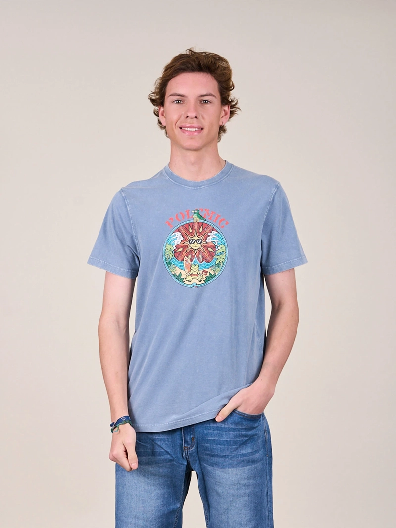 POLERA NIÑO POLEMIC ALGODÓN MANGA CORTA - 3