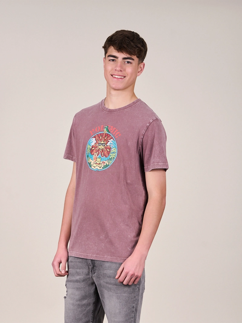 POLERA NIÑO POLEMIC ALGODÓN MANGA CORTA - 2