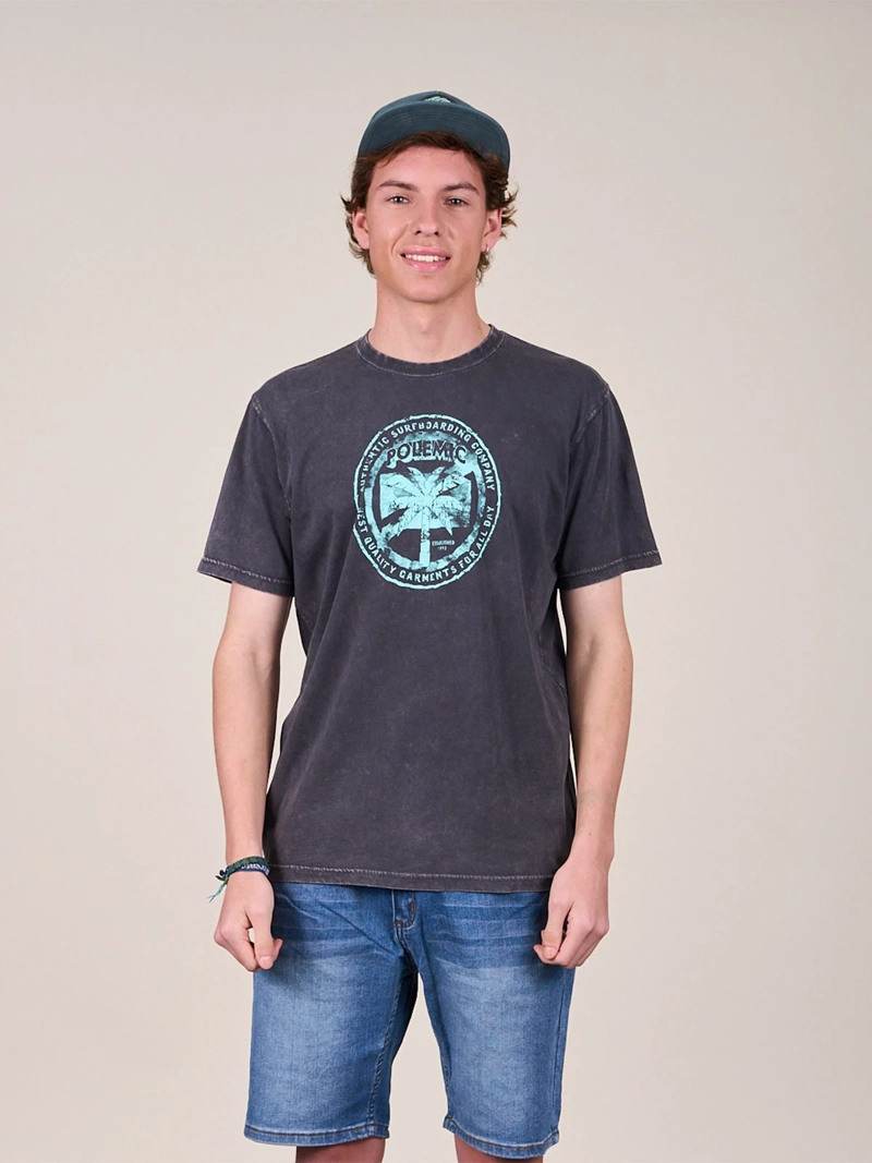 POLERA NIÑO POLEMIC ALGODÓN MANGA CORTA - 1