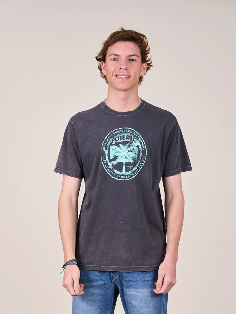 POLERA NIÑO POLEMIC ALGODÓN MANGA CORTA - 3