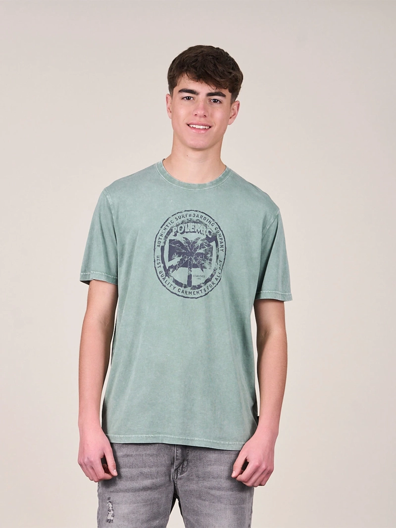POLERA NIÑO POLEMIC ALGODÓN MANGA CORTA - 1