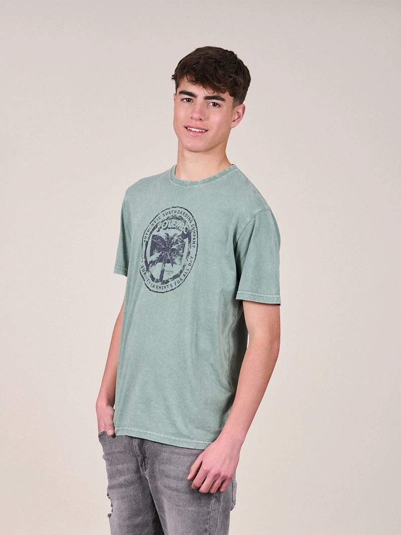 POLERA NIÑO POLEMIC ALGODÓN MANGA CORTA - 2
