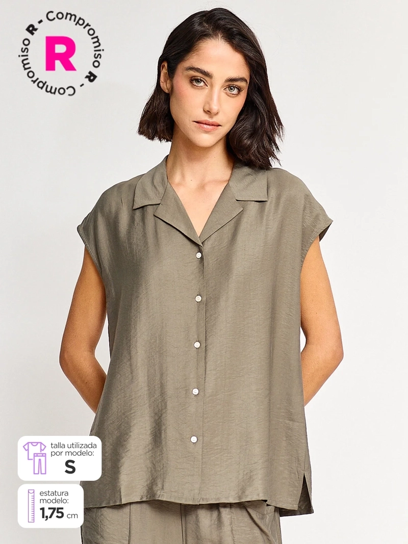 BLUSA MUJER REGATTA MANGA CORTA - 1