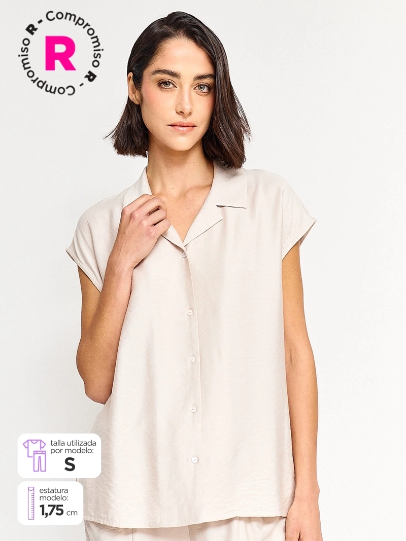 BLUSA MUJER REGATTA MANGA CORTA - 1