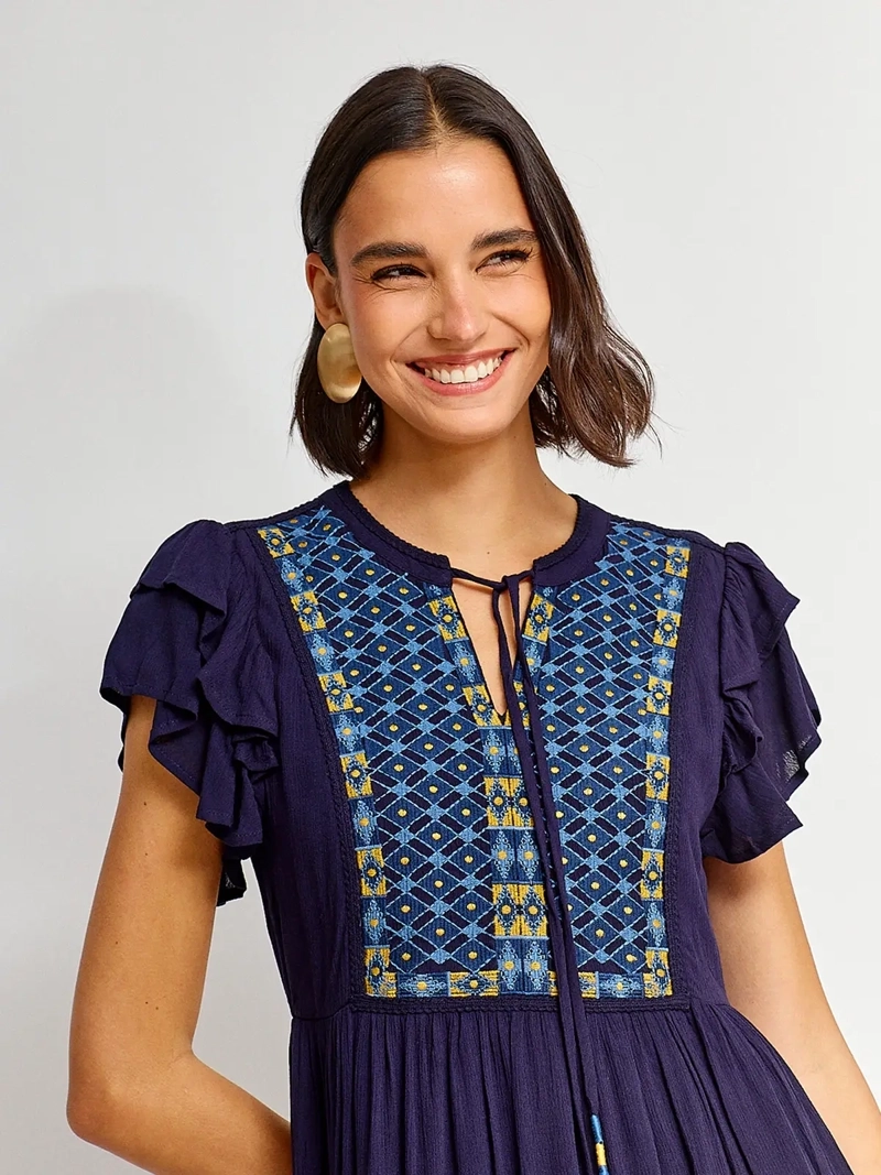 VESTIDO MUJER TATIENNE LARGO ESTAMPADO - 4