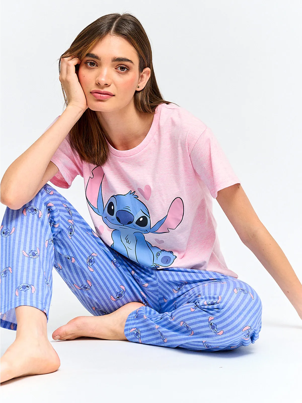 PIJAMA MUJER INDEX STITCH ROSADO - 4