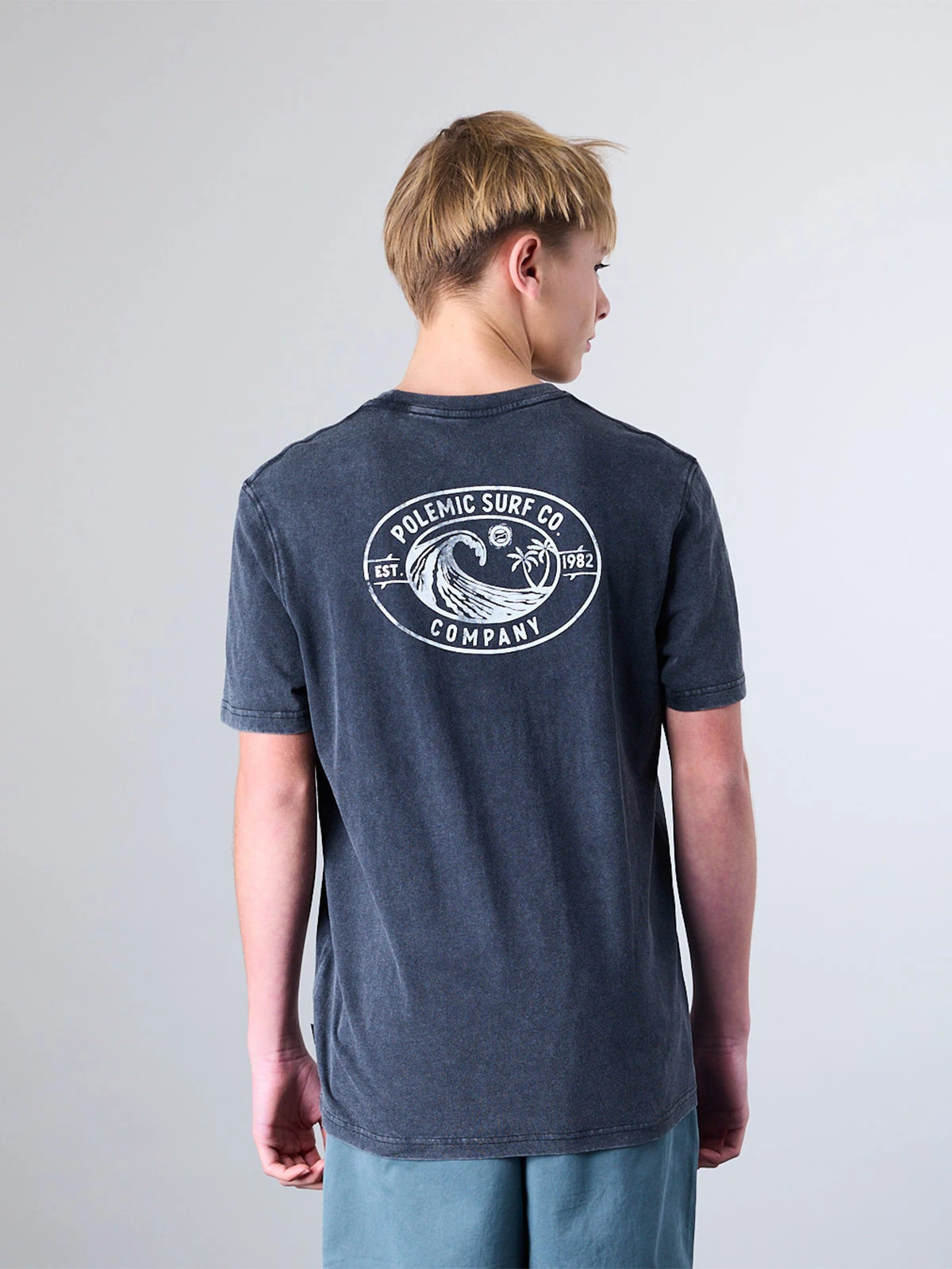 POLERA NIÑO POLEMIC ALGODÓN MANGA CORTA - 3