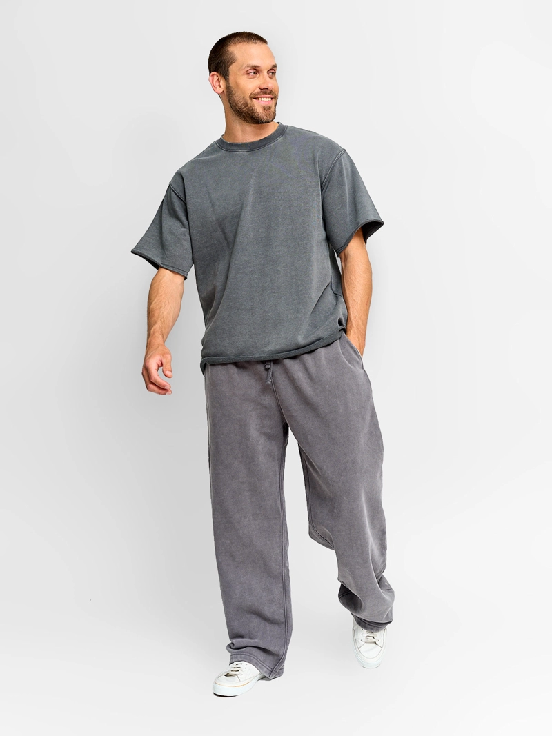 PANTALÓN DE BUZO HOMBRE INDEX ALGODÓN WIDELEG - 4