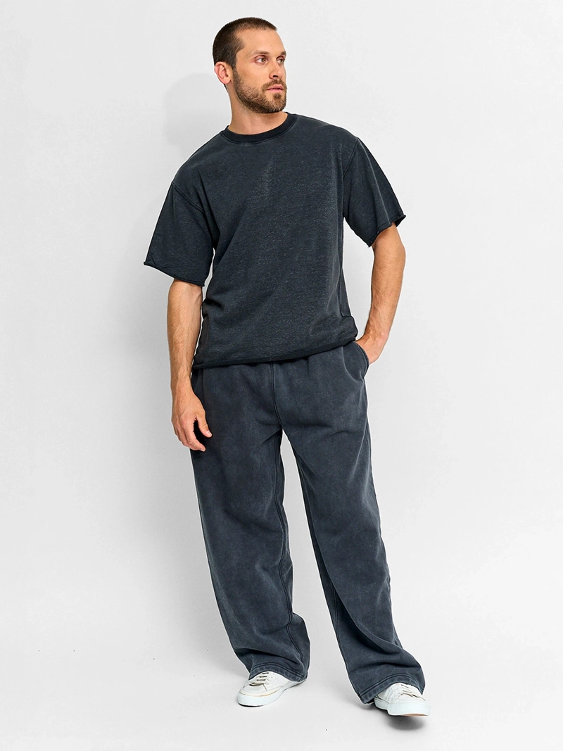 PANTALÓN DE BUZO HOMBRE INDEX ALGODÓN WIDELEG - 3