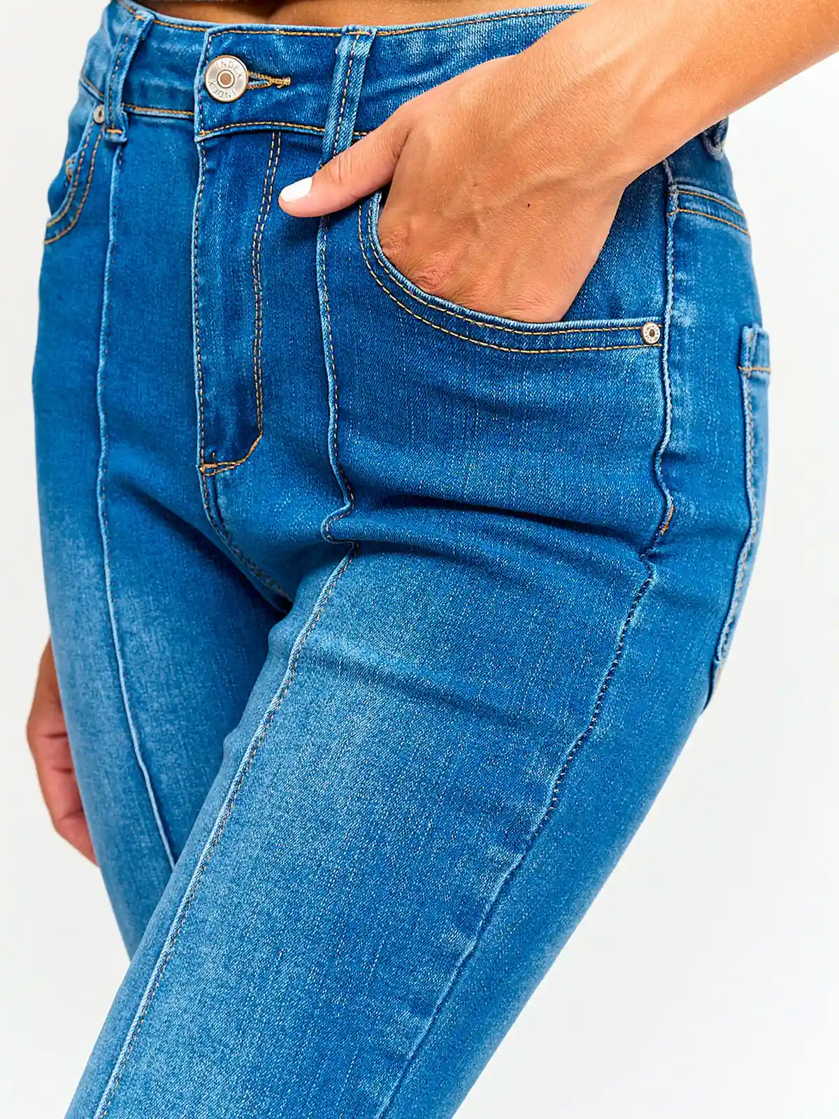 JEANS MUJER INDEX ALGODÓN FLARE - 4