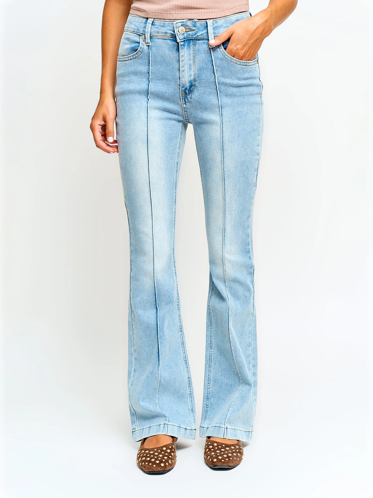 JEANS MUJER INDEX ALGODÓN FLARE - 2