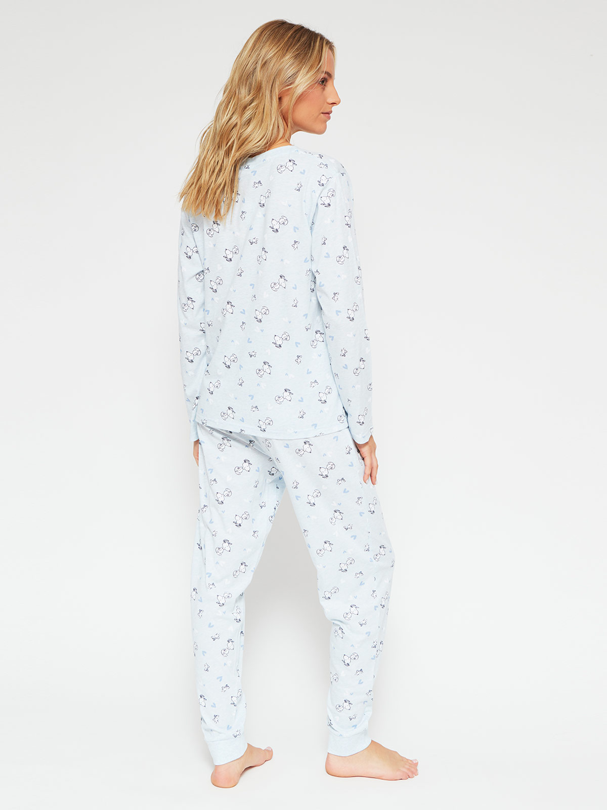 PIJAMA MUJER SNOOPY MANGA LARGA - 2