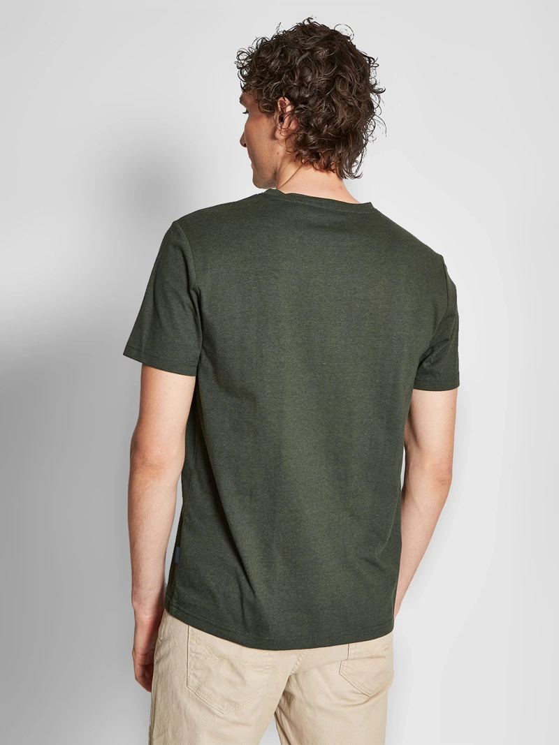 POLERA HOMBRE ROBERT LEWIS ALGODÓN CUELLO REDONDO MANGA CORTA ESTAMPADO - 2