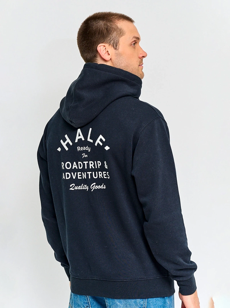 POLERÓN HOMBRE HALF ALGODÓN HOODIE ACID WASH PRINT - 2