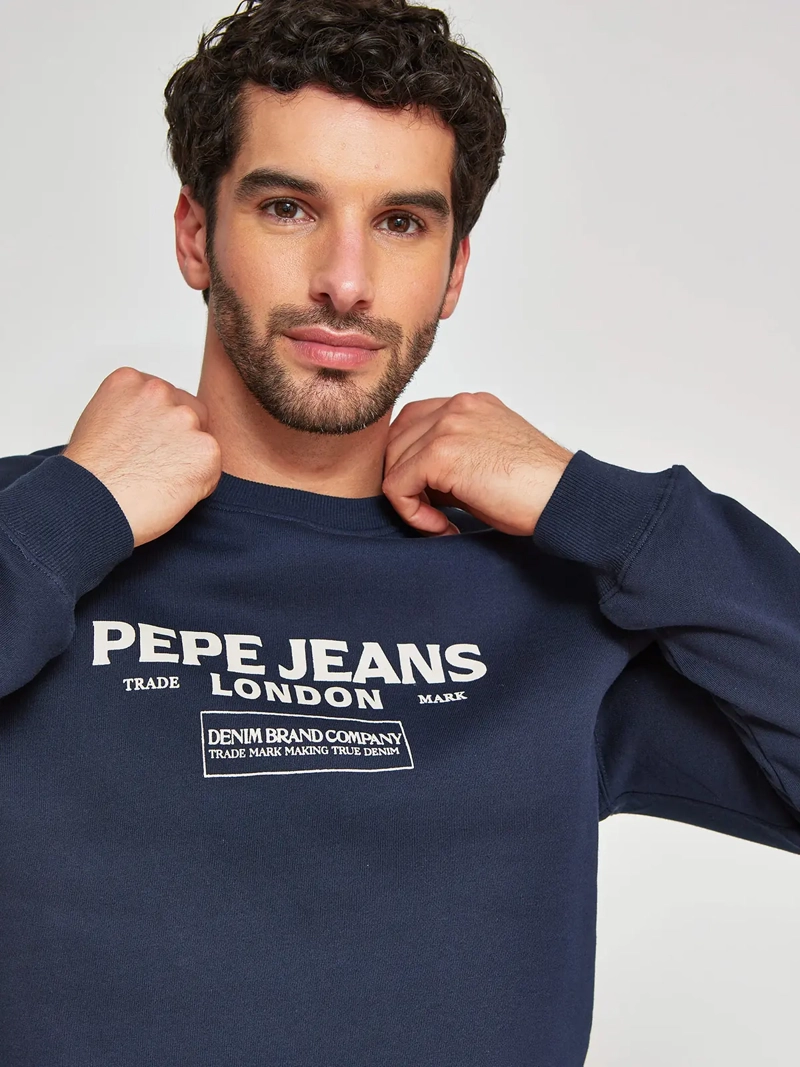 POLERÓN HOMBRE PEPE JEANS ALGODÓN CUELLO REDONDO ESTAMPADO - 3