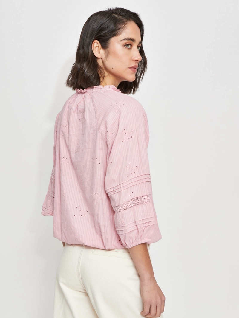 BLUSA MUJER AZIZ ALGODÓN MANGA 3/4 - 2