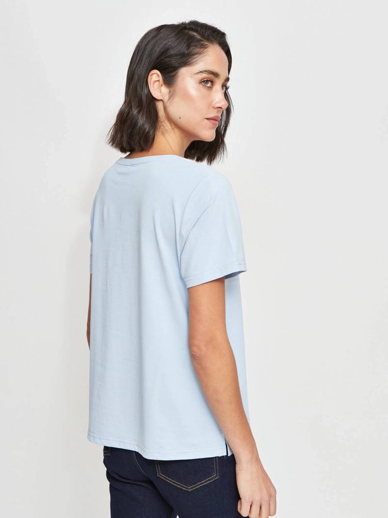 POLERA MUJER CACHAREL ALGODÓN MANGA CORTA - 2