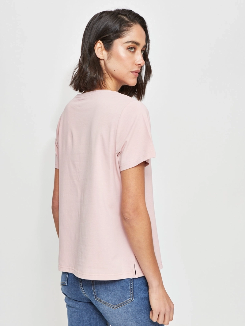 POLERA MUJER CACHAREL ALGODÓN MANGA CORTA - 2