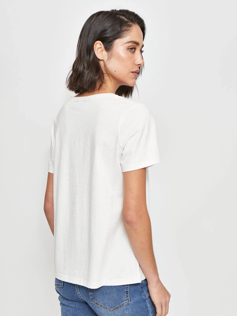 POLERA MUJER CACHAREL ALGODÓN MANGA CORTA - 2