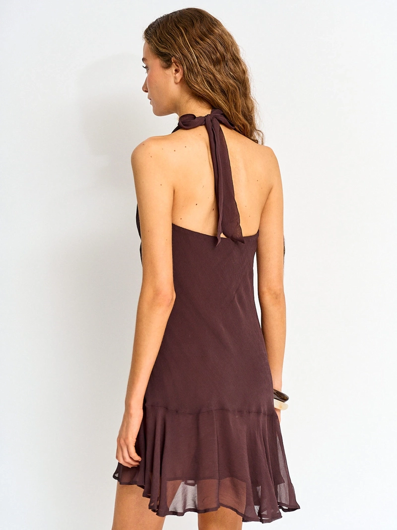 VESTIDO MUJER INDEX CORTO HALTER - 3