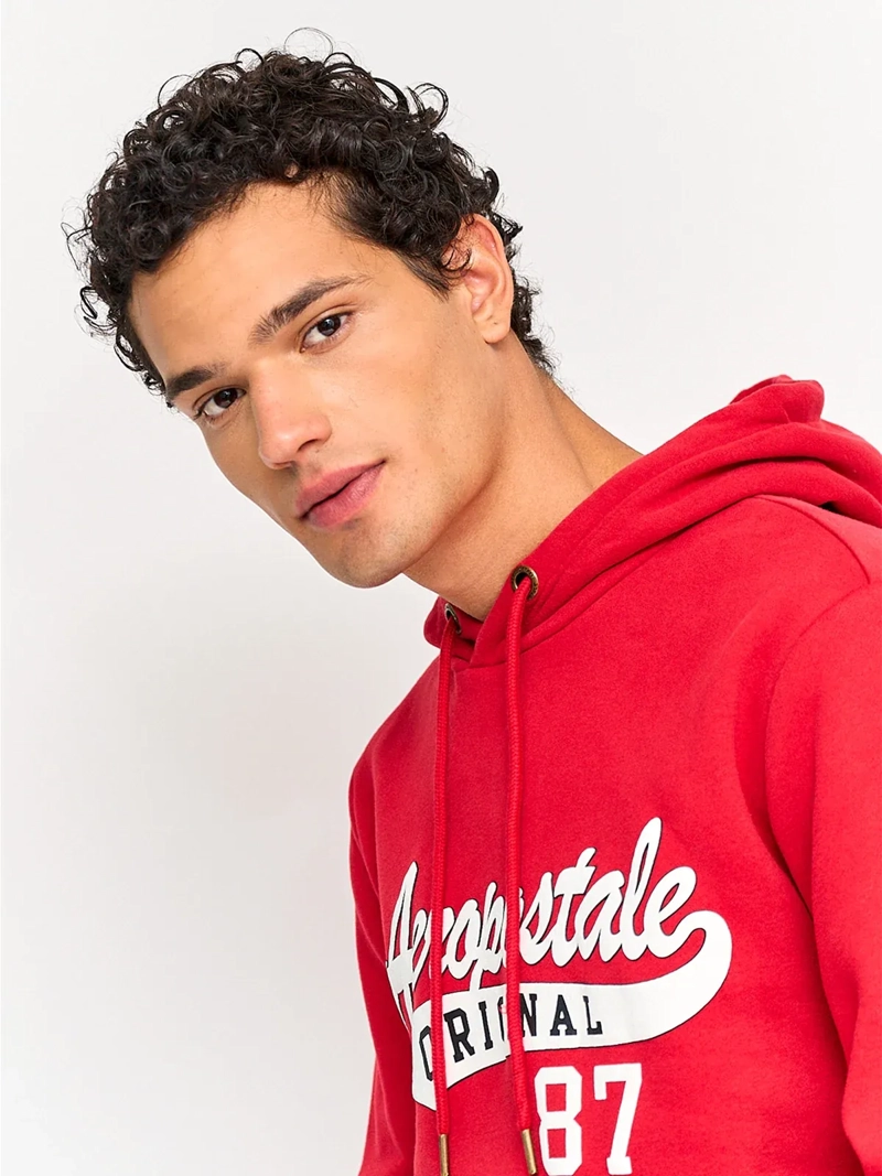 POLERÓN HOMBRE AEROPOSTALE SUEDE HOODIE - 3