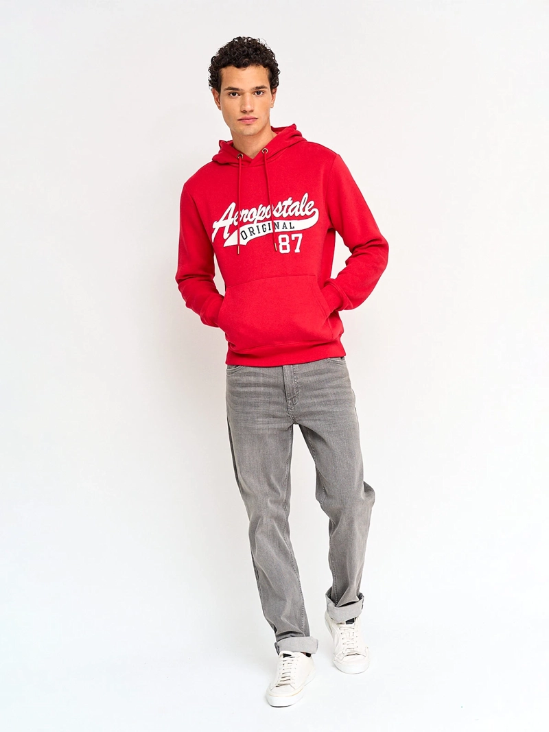 POLERÓN HOMBRE AEROPOSTALE SUEDE HOODIE - 4