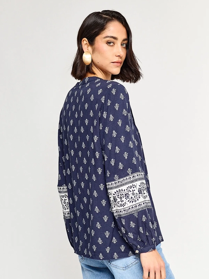 BLUSA MUJER AZIZ MANGA LARGA - 2