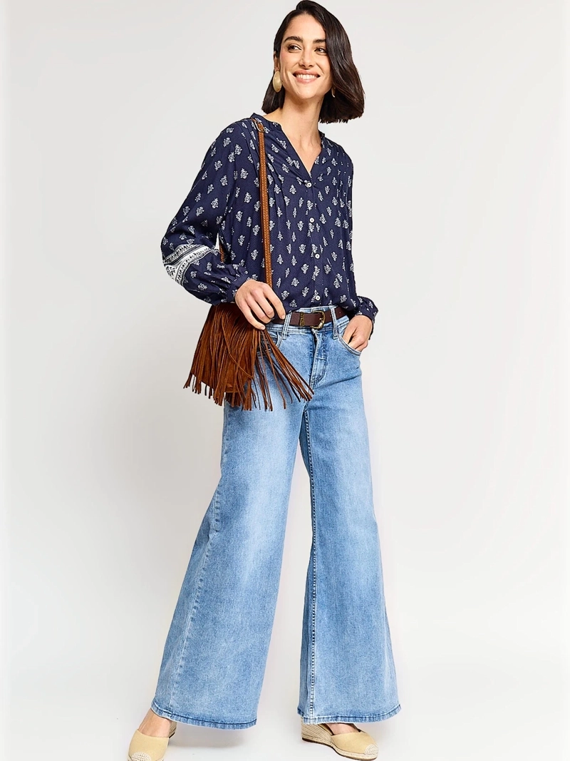 BLUSA MUJER AZIZ MANGA LARGA - 4