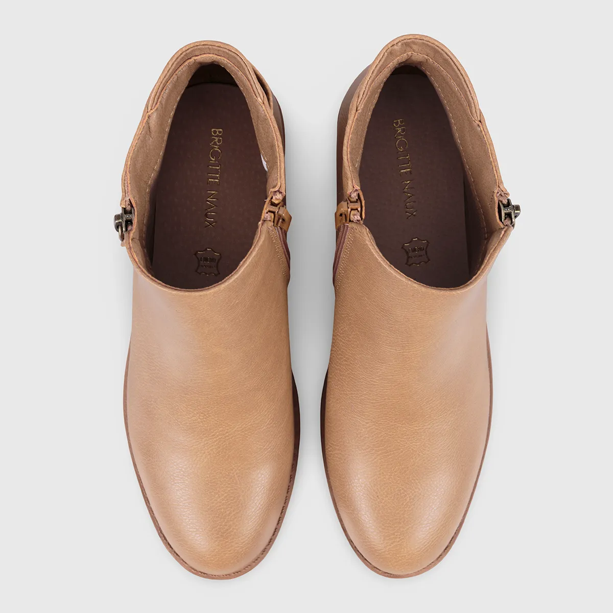 BOTINES MUJER BRIGITTE NAUX BEIGE ELILI - 4