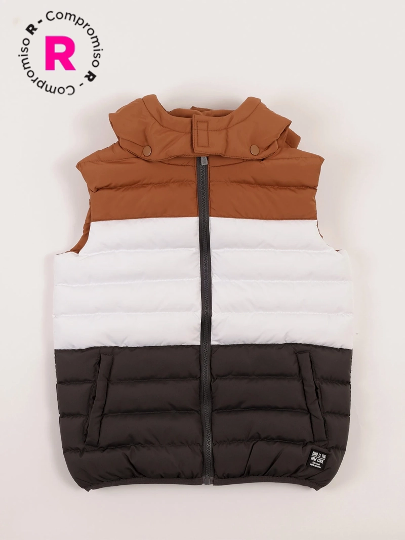 PARKA SIN MANGA NIÑO HARVEST BLOCK - 1