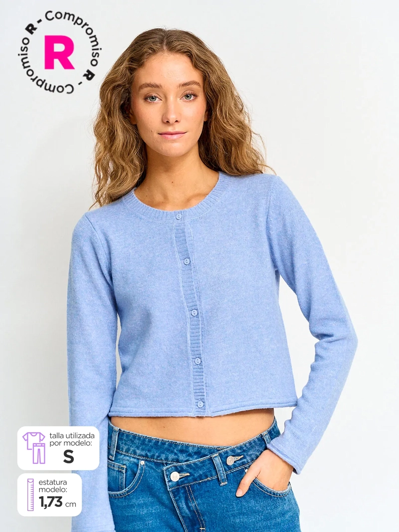 CARDIGAN MUJER INDEX BOTONES - 1