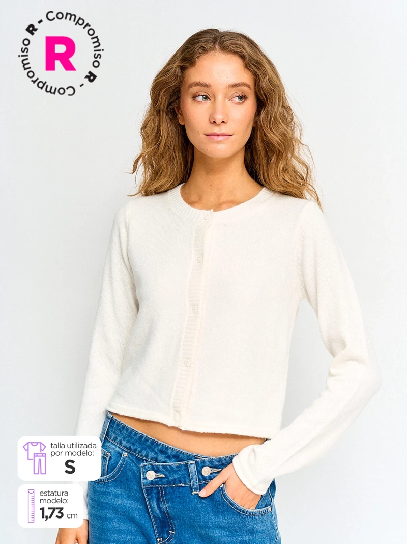 CARDIGAN MUJER INDEX BOTONES - 1