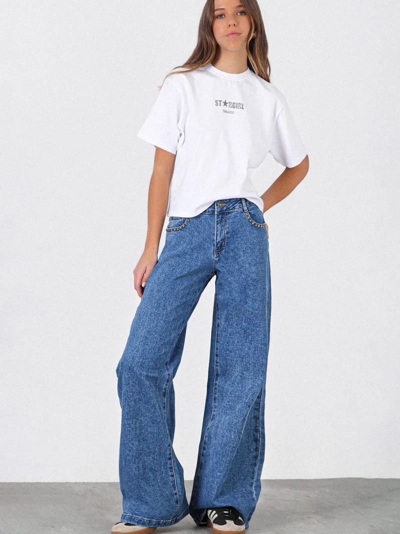 PANTALÓN MUJER RAINDOOR ALGODÓN ESTRELLA BOLSILLO - 1