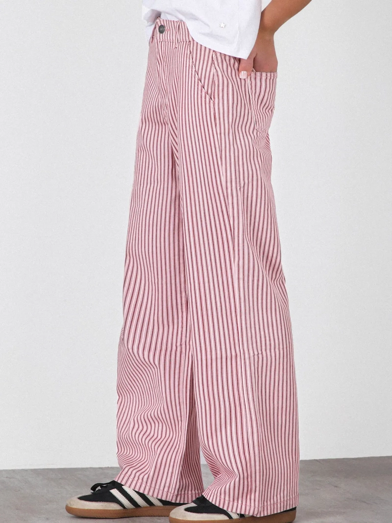 PANTALÓN MUJER RAINDOOR ALGODÓN RAYAS - 3